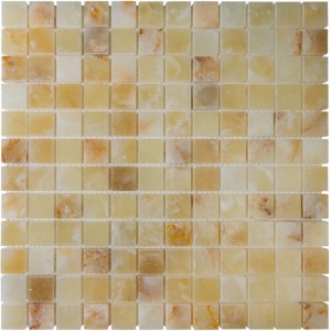Мозаика из оникса Light Honey Onyx от Chakmaks Mosaic (Турция). Стоимость 1 м² — 5500 р.